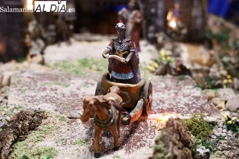 Belén en el Centro Cívico María Isabel Méndez. Fotos: David Sañudo