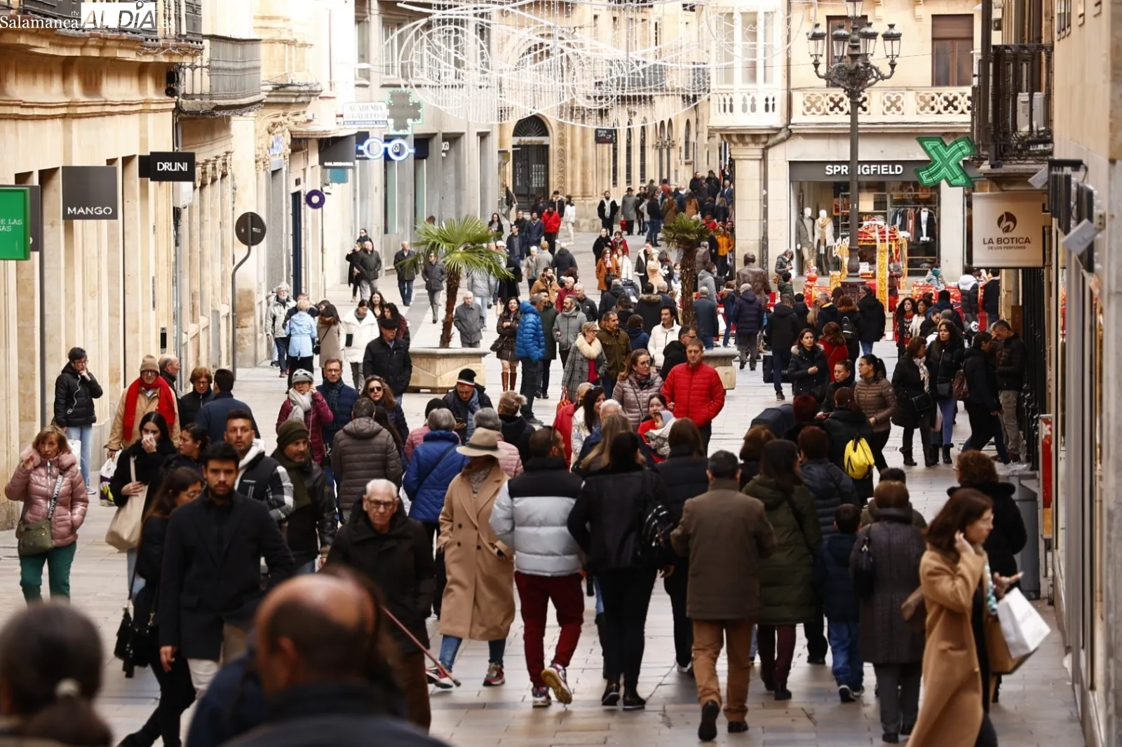 Ambiente navideño en Salamanca. Fotos David Sañudo