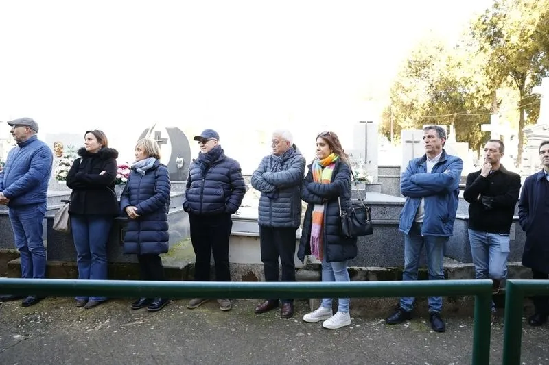  Homenaje a Unamuno de la Asociación Salamanca Memoria y Justicia en el cementerio de San Carlos Borromeo. Fotos: David Sañudo