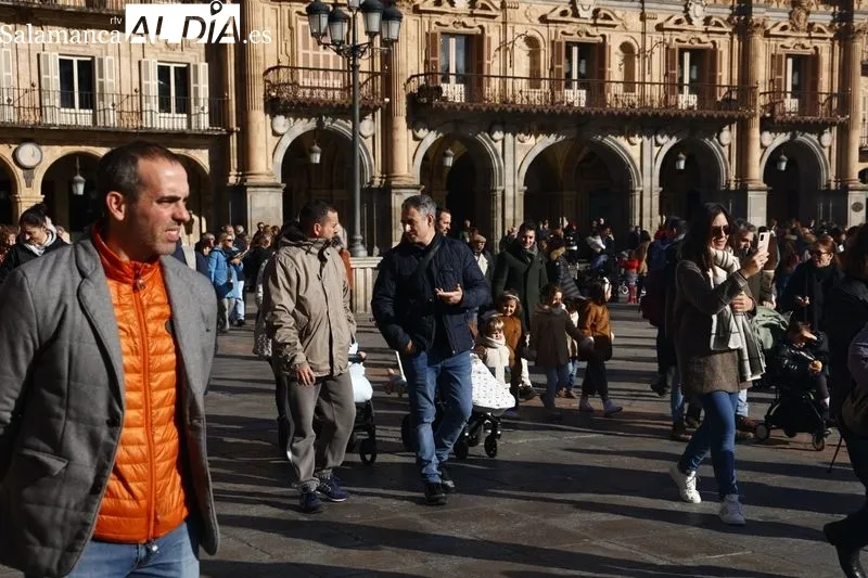 Espectáculo de ARTScreatrive en las calles del centro de Salamanca. Fotos: David Sañudo