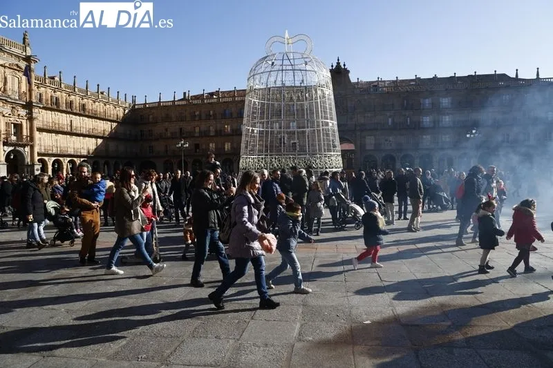 Espectáculo de ARTScreatrive en las calles del centro de Salamanca. Fotos: David Sañudo