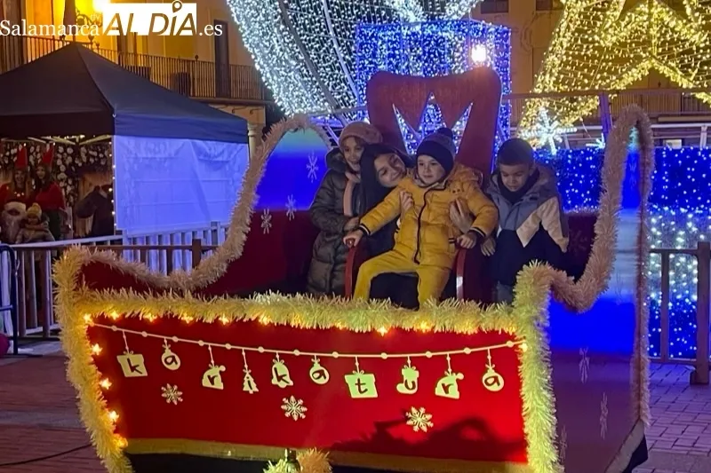 Peñaranda ofrecía una masiva bienvenida a Papa Noel