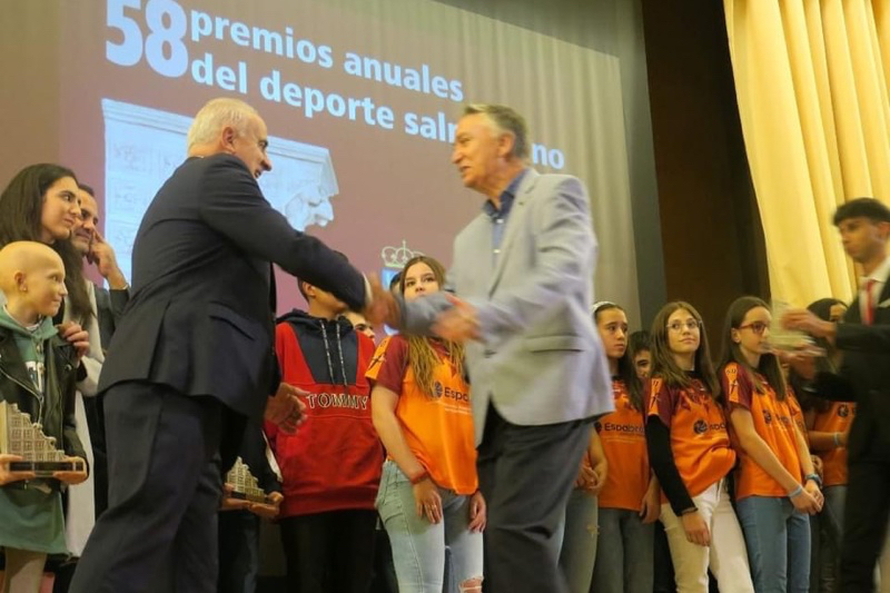 Antonio Perez Sánchez ha sido premiado por su trayectoria al frente del deporte