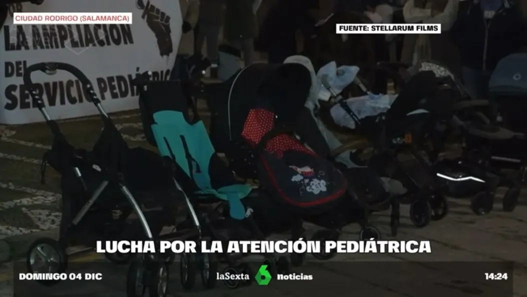 Foto 5 - laSexta se hace eco de la manifestaci&oacute;n por la mejora de la atenci&oacute;n pedi&aacute;trica