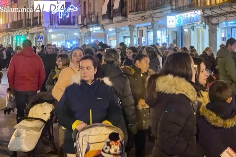 Peñaranda ofrecía una masiva bienvenida a Papa Noel