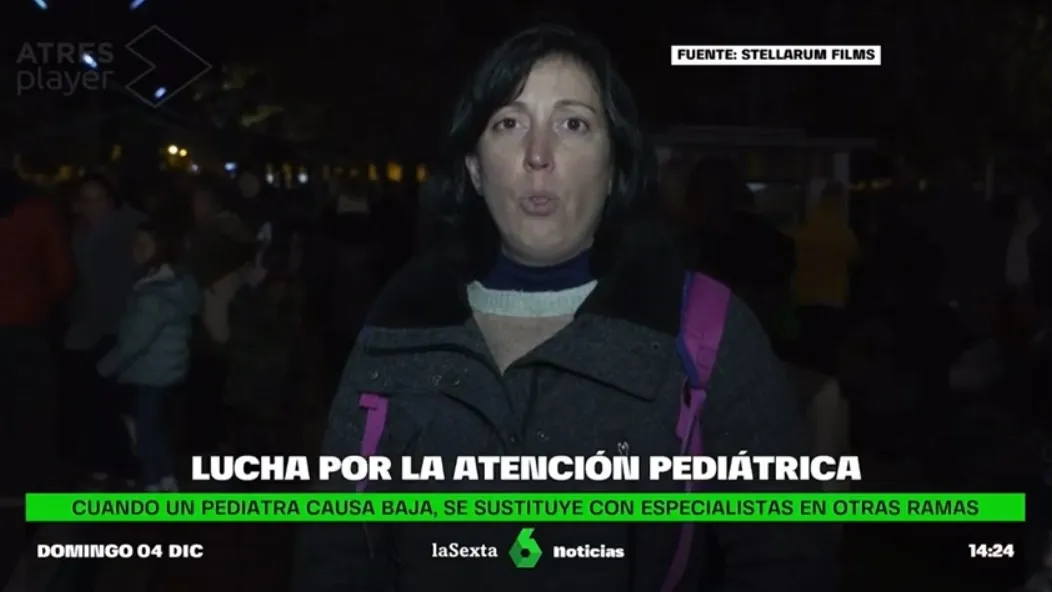 Foto 4 - laSexta se hace eco de la manifestaci&oacute;n por la mejora de la atenci&oacute;n pedi&aacute;trica