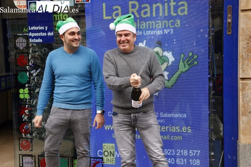 Salamanca se consuela con solo dos décimos agraciados con el cuarto y quinto premio de la Lotería de Navidad