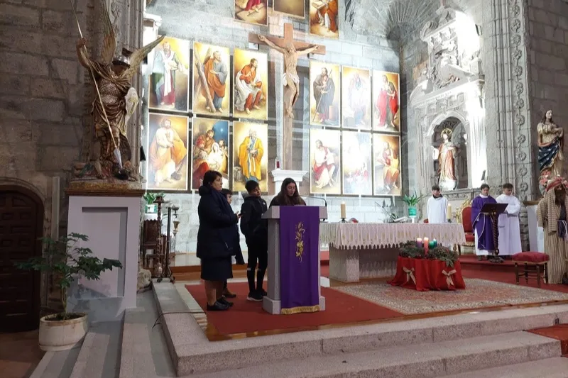 El Colegio La Encarnación celebraba su eucaristía de Navidad