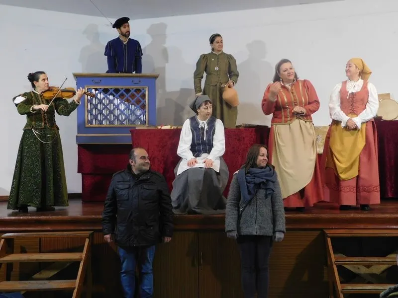 Representación de la obra 'Buscando a Nebrija' en Barruecopardo