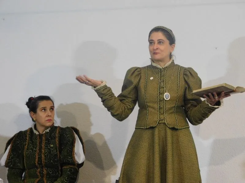 Representación de la obra 'Buscando a Nebrija' en Barruecopardo