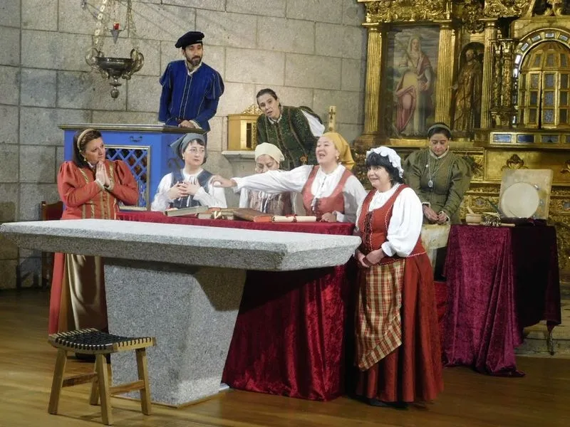 La iglesia de Cespedosa de Tormes ha acogido el montaje  