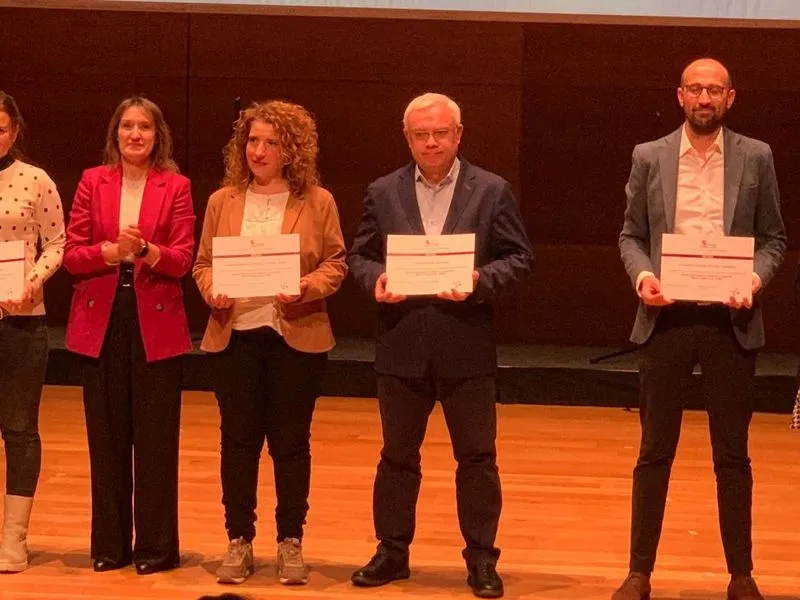 Imágenes de la entrega de los premios a las mejoras experiencias de Calidad desarrollados por centros escolares