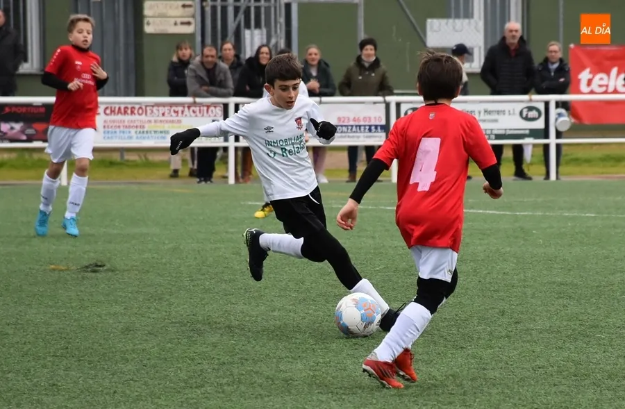 Foto 4 - #M | 11 DIC | Una genialidad decanta el igualado duelo alev&iacute;n entre el Ciudad Rodrigo B y el Hergar E
