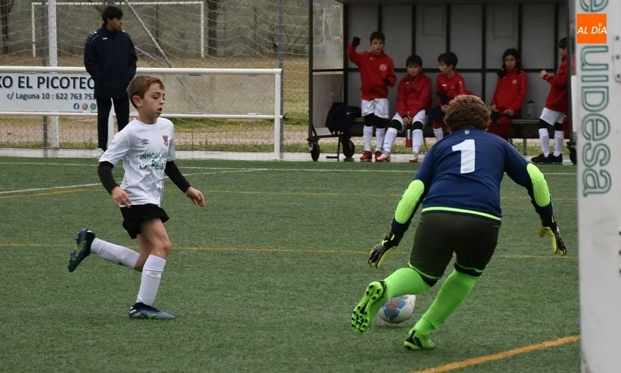 Foto 5 - #M | 11 DIC | Una genialidad decanta el igualado duelo alev&iacute;n entre el Ciudad Rodrigo B y el Hergar E