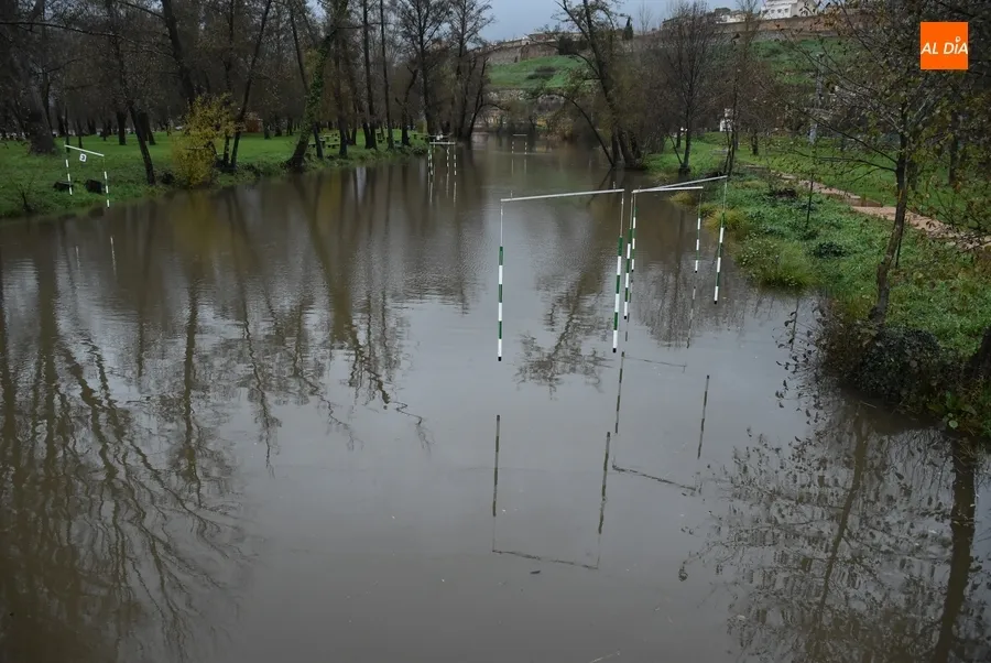 Foto 5 - El caudal del &Aacute;gueda casi se triplica en 24 horas alcanzando ya los 91 metros c&uacute;bicos por segundo