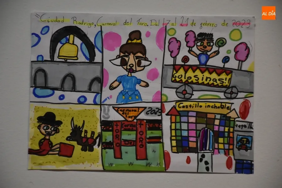 Foto 3 - Ariadna Francisco e Imanol S&aacute;nchez triunfan en el Concurso de Dibujo Infantil del Carnaval