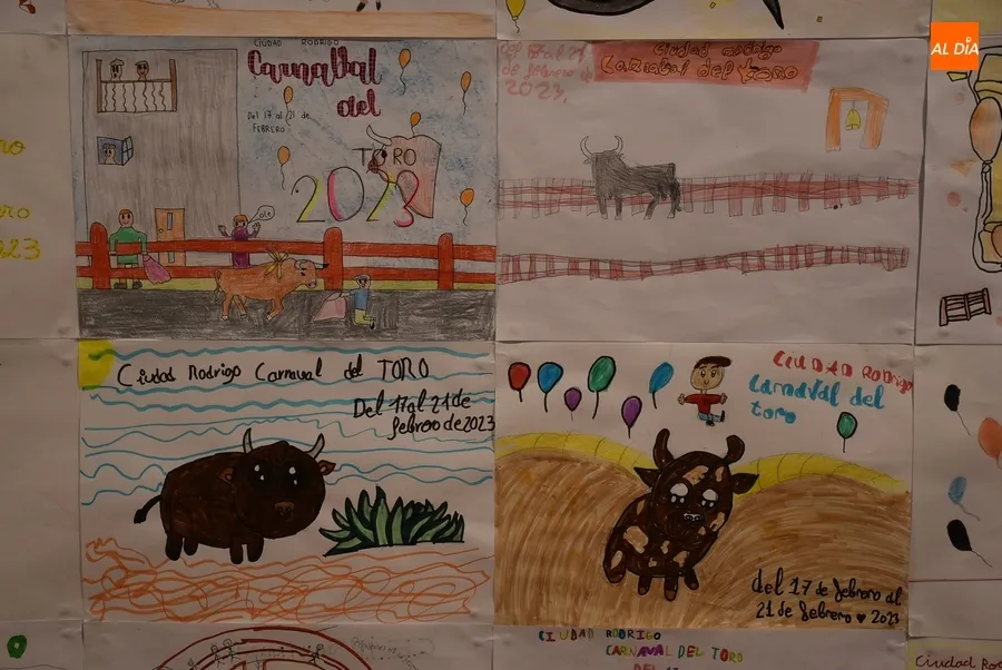 Foto 6 - Presentados 408 trabajos al Concurso de Dibujo Infantil del Carnaval del Toro 2023