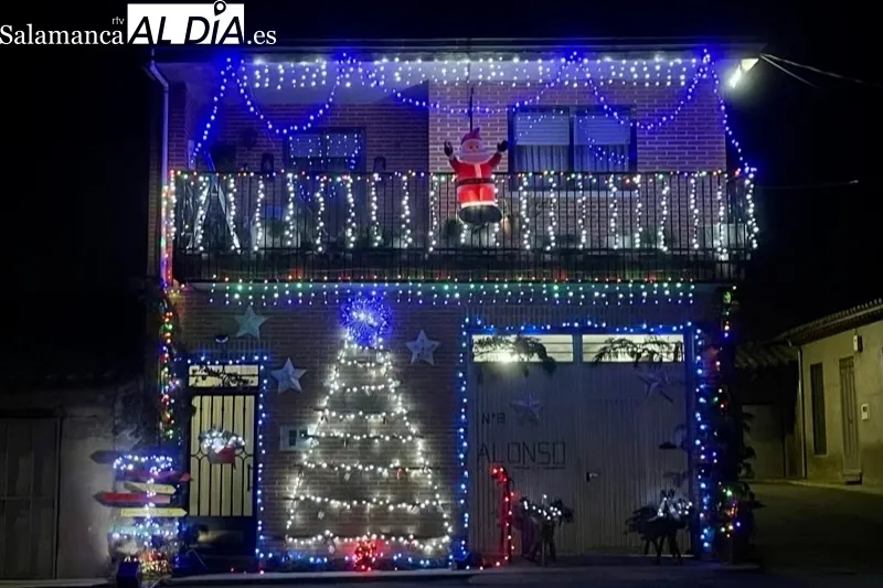 Aldearrubia celebra un nuevo concurso de fachadas con decoración navideña