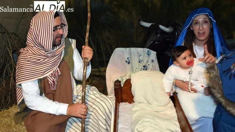 El Belén Viviente recibió muchos visitantes