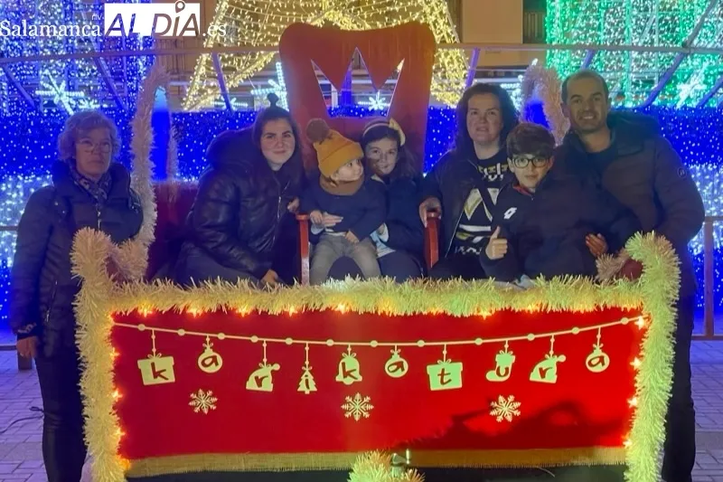 Peñaranda ofrecía una masiva bienvenida a Papa Noel