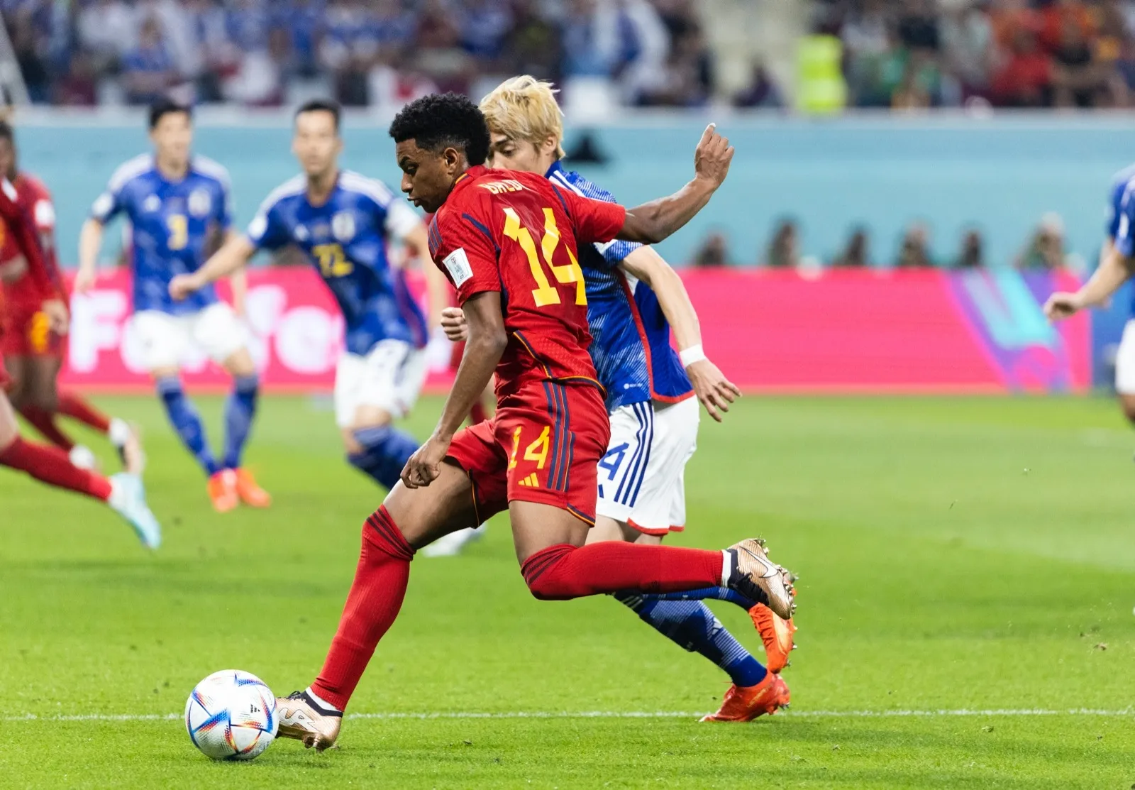 Galería de imágenes del Japón - España / Fotos: Sefutbol