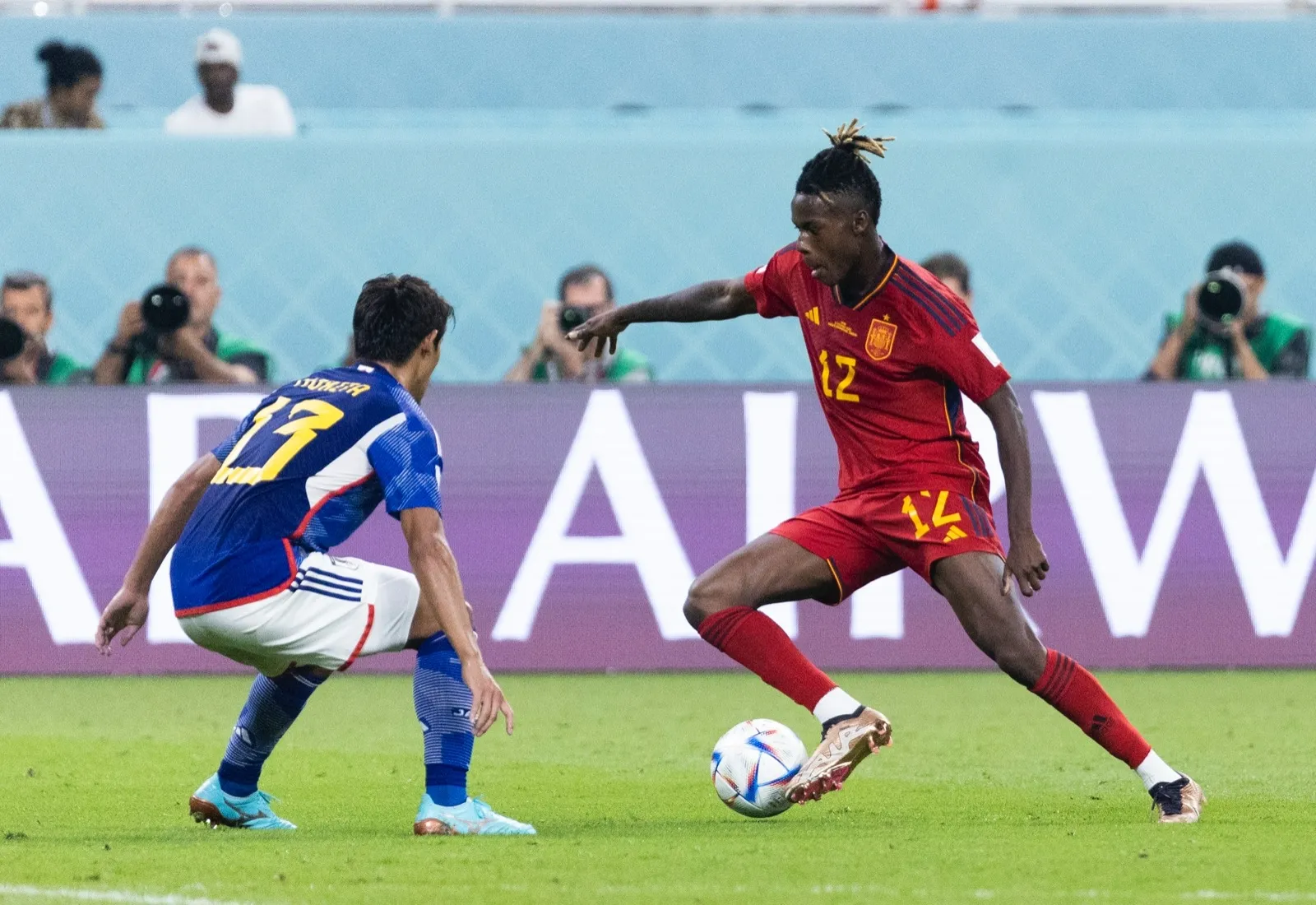 Galería de imágenes del Japón - España / Fotos: Sefutbol