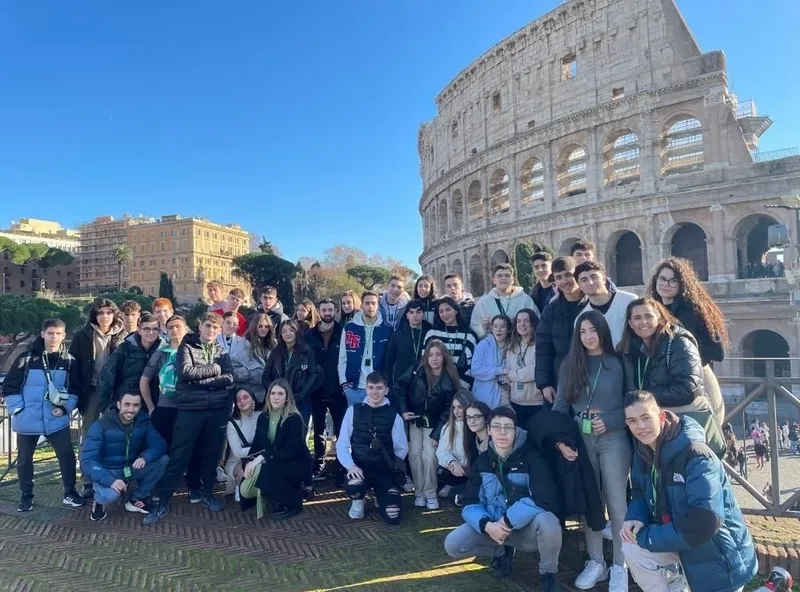Viaje de estudios de los alumnos del Colegio Antonio Machado. Fotos Víctor Luis Martín Martín