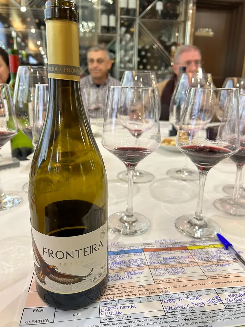 Cata de Fonteira reserva 2018 en el Restaurante Hispania 20 / FOTOS: JAVIER BRAGADO