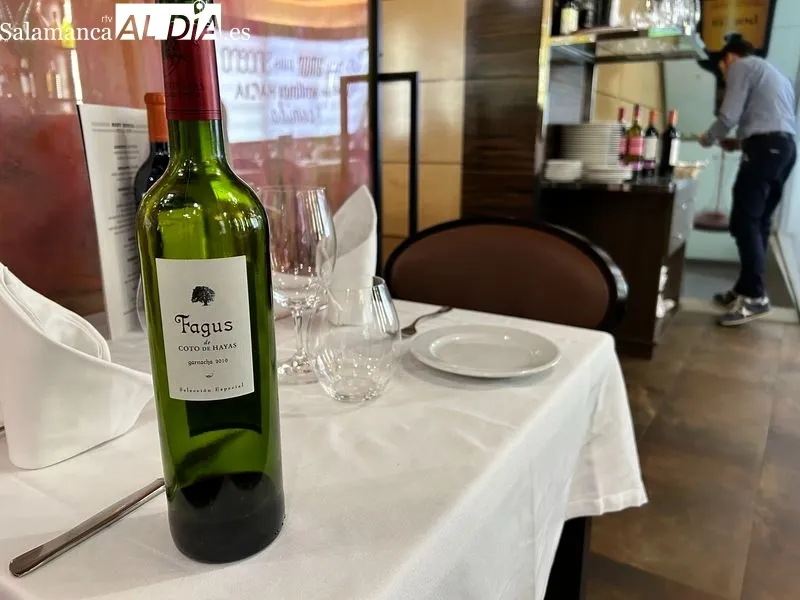 Cata de Fagus Coto de Hayas en el restaurante Hispania 20 / FOTOS: JAVIER BRAGADO
