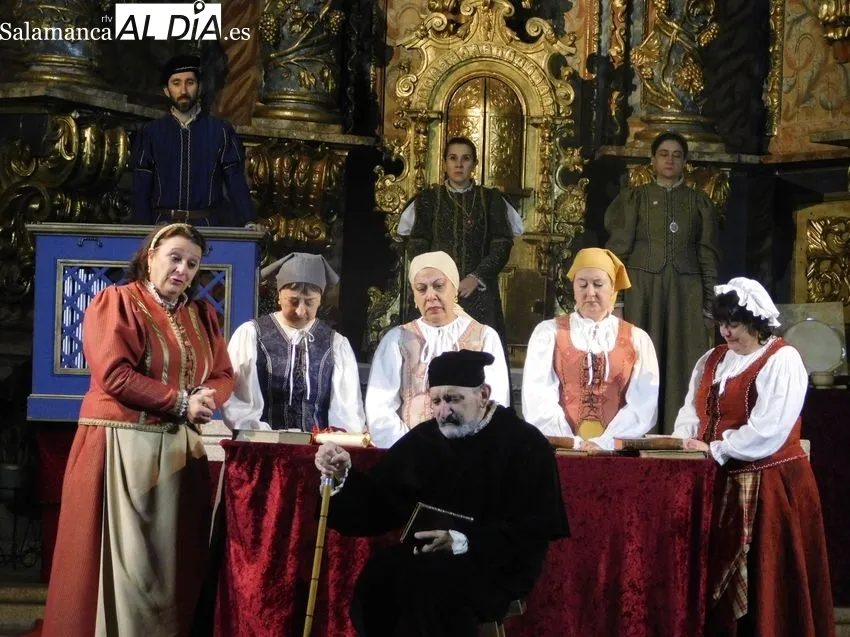 Representación de la obra 'Buscando a Nebrija' en La Fregeneda