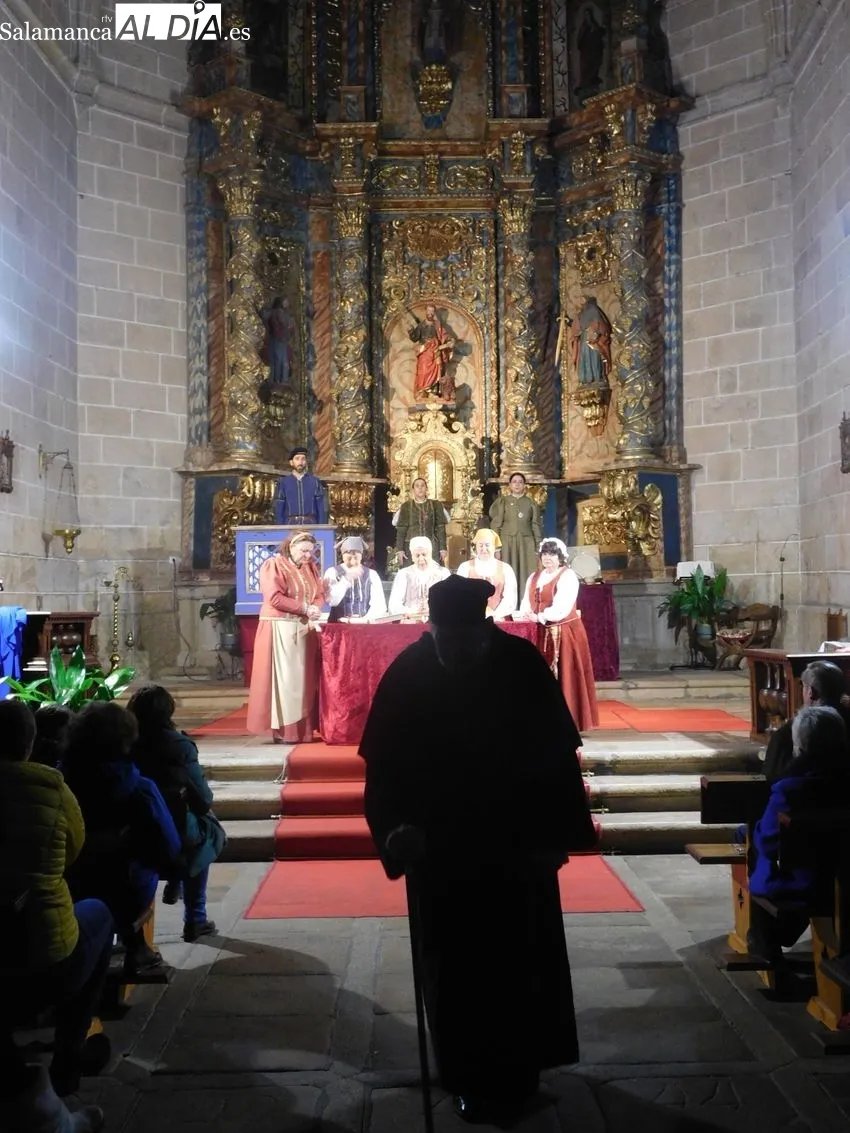 Representación de la obra 'Buscando a Nebrija' en La Fregeneda