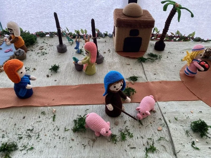 Imágenes del Nacimiento y de la XI Feria de los dulces de las monjas