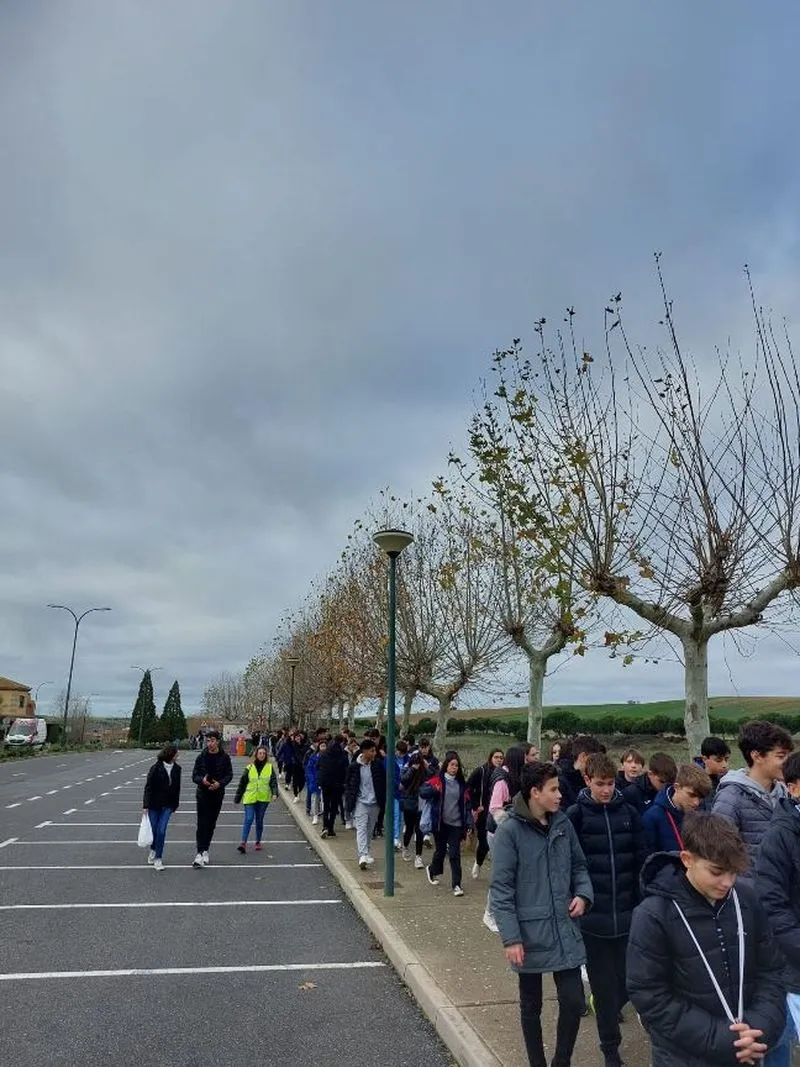 Tradicional Marcha solidaria de Navidad del colegio Marista de Salamanca