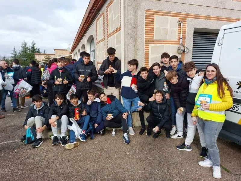 Tradicional Marcha solidaria de Navidad del colegio Marista de Salamanca