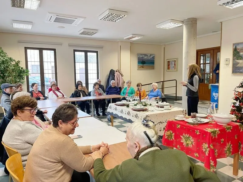 Taller de preparación de mesa navideña