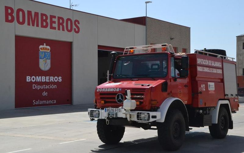 Foto de archivo de un camión del Servicio de Bomberos de Ciudad Rodrigo