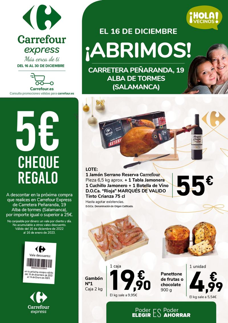 Carrefour Express abre sus puertas mañana en ofertas y descuentos - AL DÍA - de Salamanca