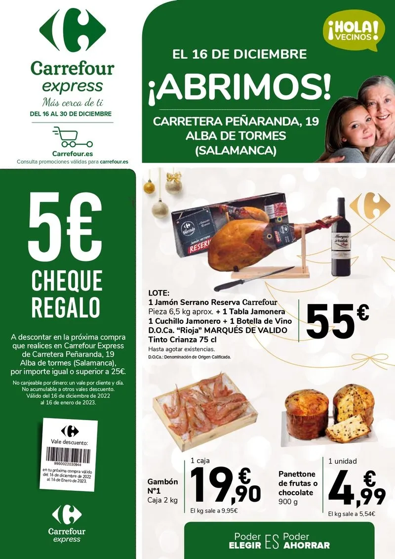 Foto 2 - Carrefour Express abre sus puertas ma&ntilde;ana en Alba con ofertas y descuentos