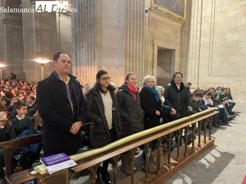 Celebración de la Inmaculada Concepción en la Clerecía, organizada por el colegio de las Jesuitinas