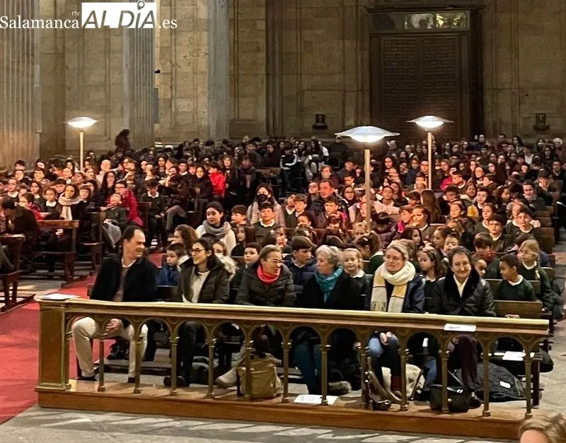 Celebración de la Inmaculada Concepción en la Clerecía, organizada por el colegio de las Jesuitinas