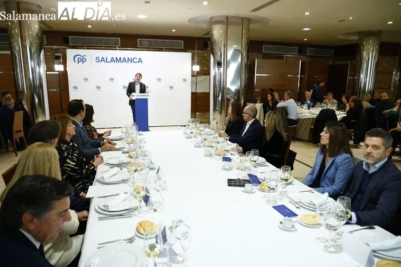 Comida de Navidad del PP de Salamanca en el Hotel Corona Sol. Foto de David Sañudo