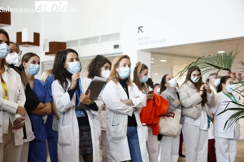 Concierto navideño en el Hospital de Salamanca. Foto de David Sañudo
