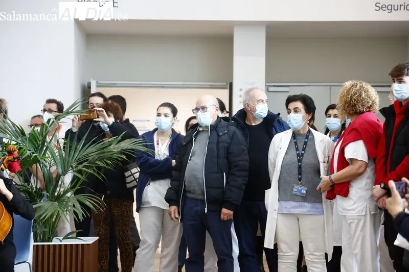 Concierto navideño en el Hospital de Salamanca. Foto de David Sañudo