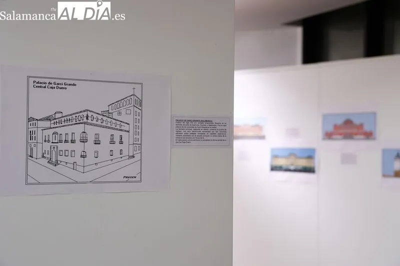 Dibujos de Piqui expuestos en el Centro Municipal Integrado Trujillo. Foto de David Sañudo