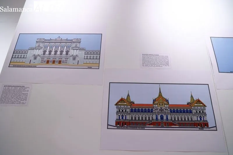 Dibujos de Piqui expuestos en el Centro Municipal Integrado Trujillo. Foto de David Sañudo