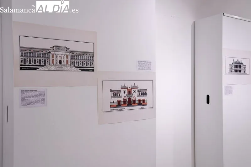 Dibujos de Piqui expuestos en el Centro Municipal Integrado Trujillo. Foto de David Sañudo