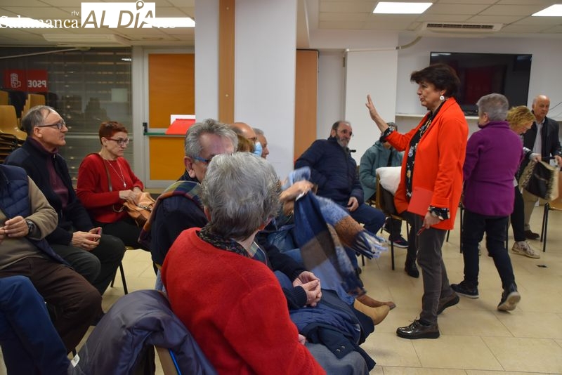 Presentación ante la militancia socialista de Soledad Murillo, candidata a las primarias del PSOE para la Alcaldía de Salamanca. Fotos: Vanesa Martins