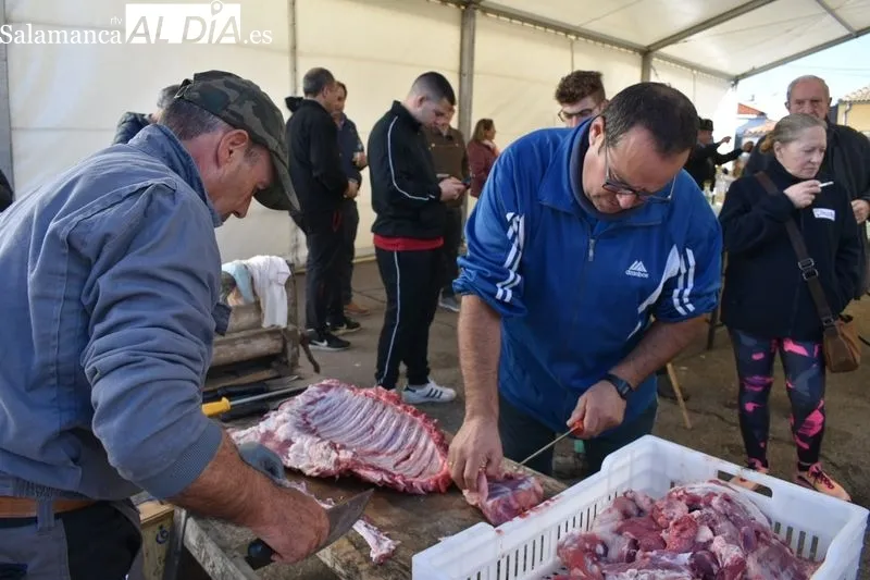 Matanza tradicional en Encinas de Arriba 