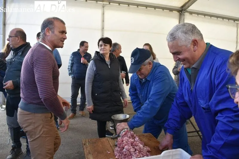 Matanza tradicional en Encinas de Arriba 
