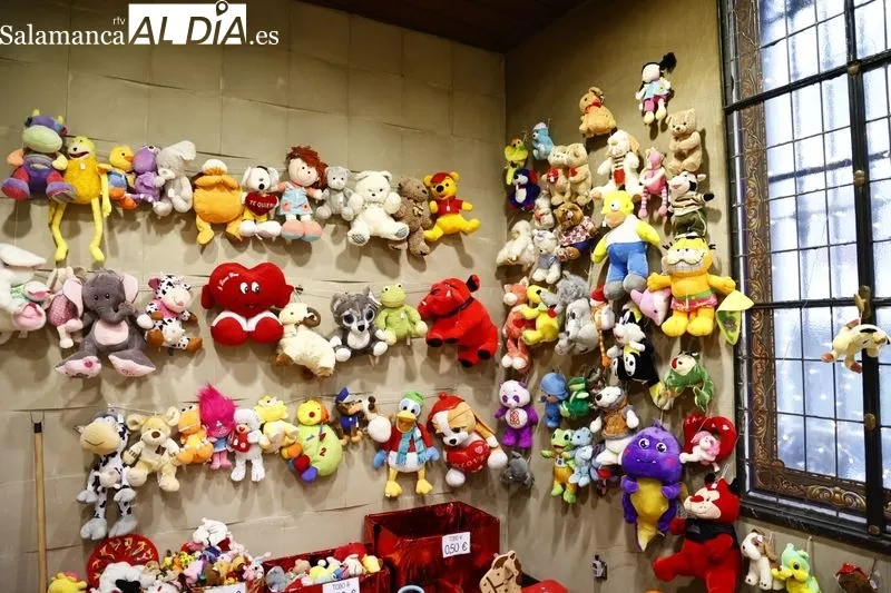 X Mercadillo solidario de Pyfano en el local de la antigua Caja de Ahorros en la Plaza Mayor, con acceso por calle Espoz y Mina 27-35. Foto de David Sañudo